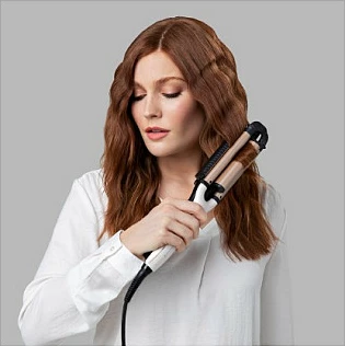Hekur për kaçurrela Remington PROluxe 4-in-1 CI91AW, 210°C, rozë e artë/zi