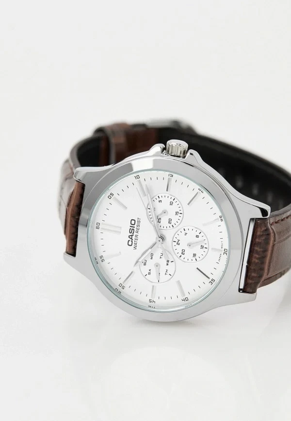 Orë dore Casio MTP-V300L-7A, e argjendtë/bardhë