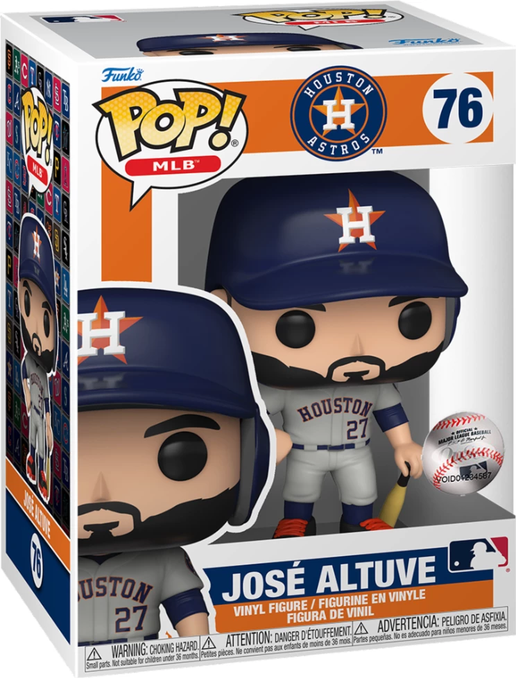 Figurinë vinili Funko Pop! MLB 76 José Altuve Houston Astros (Away Jersey)
