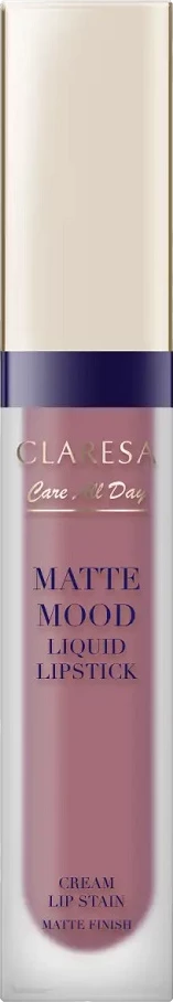 Buzëkuq i lëngshëm mat Claresa Matte Mood 02 Hope për femra, 7ml