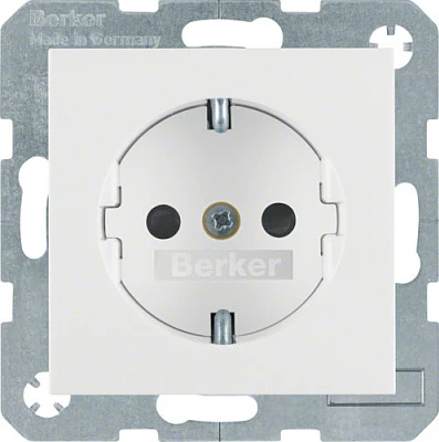 Prizë rryme BERKER 47238989, duroplast, 10 copë, e bardhë
