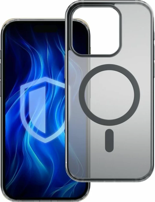 Kuti telefoni 3mk Frosty MagCase për iPhone 16 Pro Max, e zezë