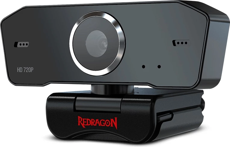 Kamerë online Redragon Fobos 2 GW600-2 720p 30fps, mikrofon stereo, rrotullim 360°/90°, e zezë