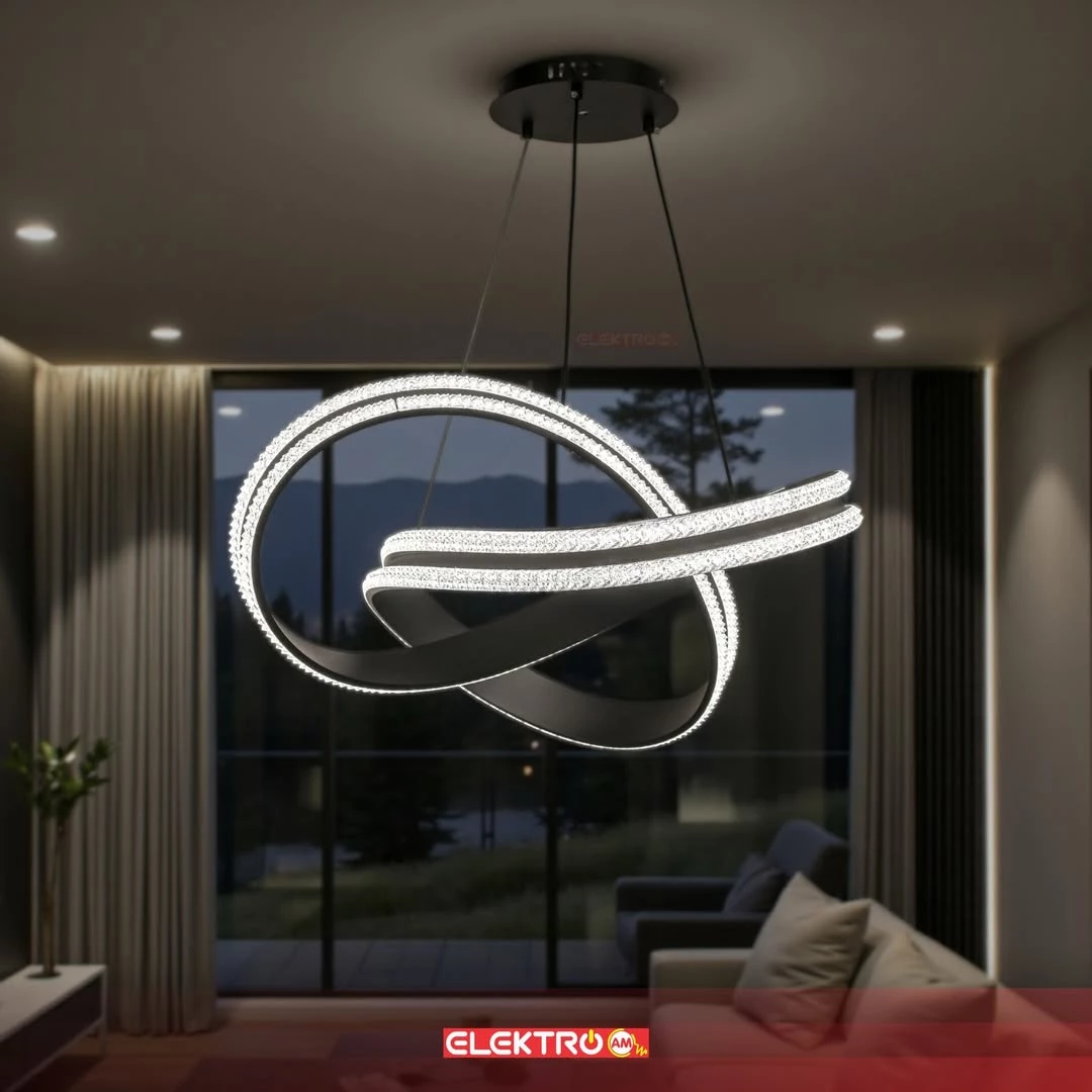 Abazhure LED i varur 1528-1 BK