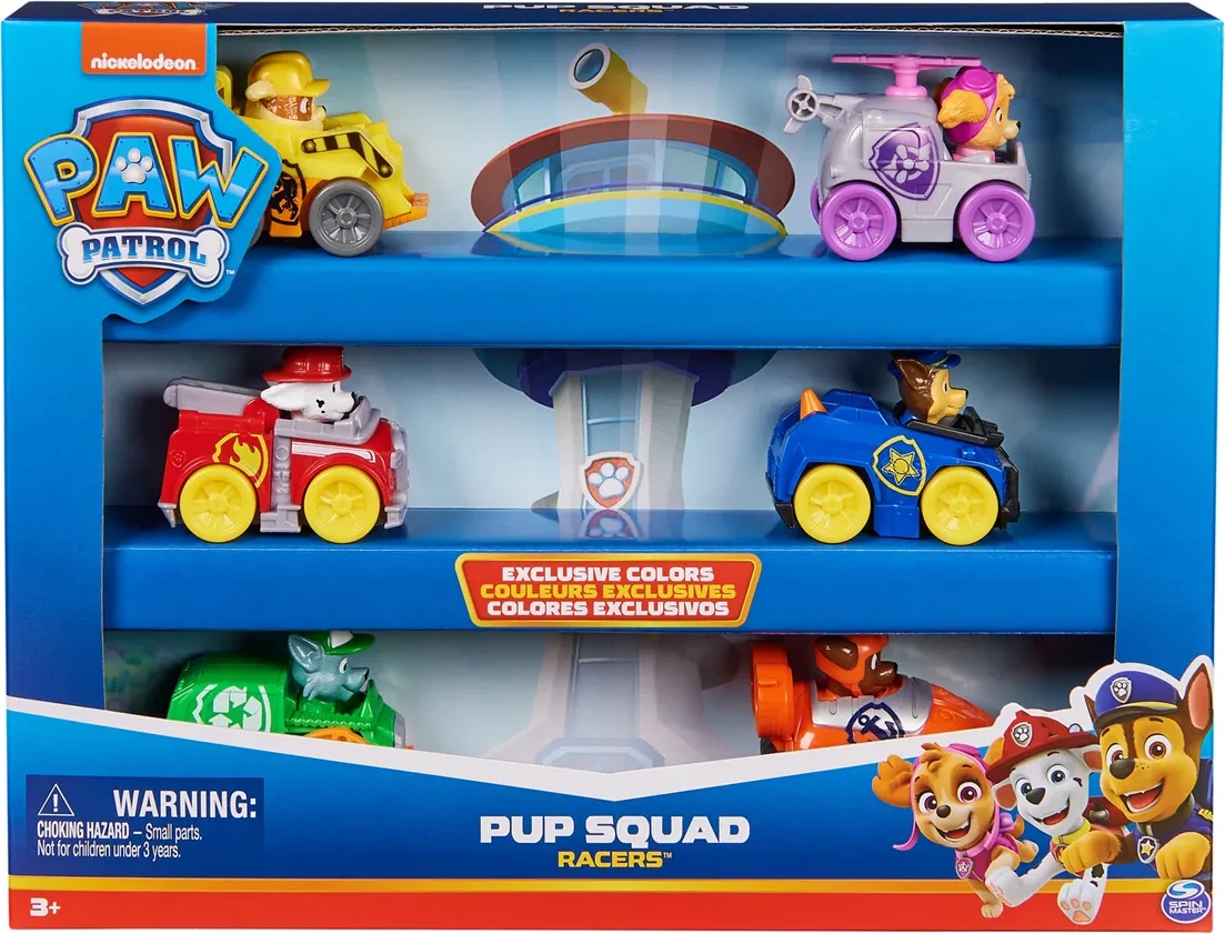 Paw Patrol Pup Squad Racers Figure Pack