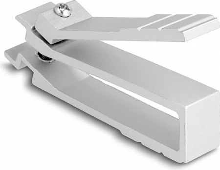 Pincë DeLOCK për cage nuts M4/M5/M6, alumin, 80 x 50 x 15 mm, argjend