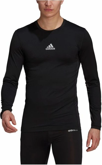 Maicë adidas TechFit për meshkuj, e zezë