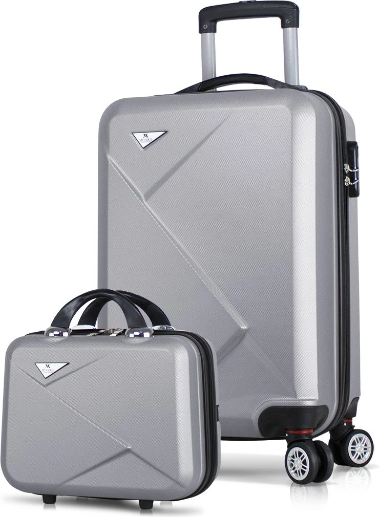 Set valixhesh (2 copë), ngjyrë gri, Zoozie Bags, 4971