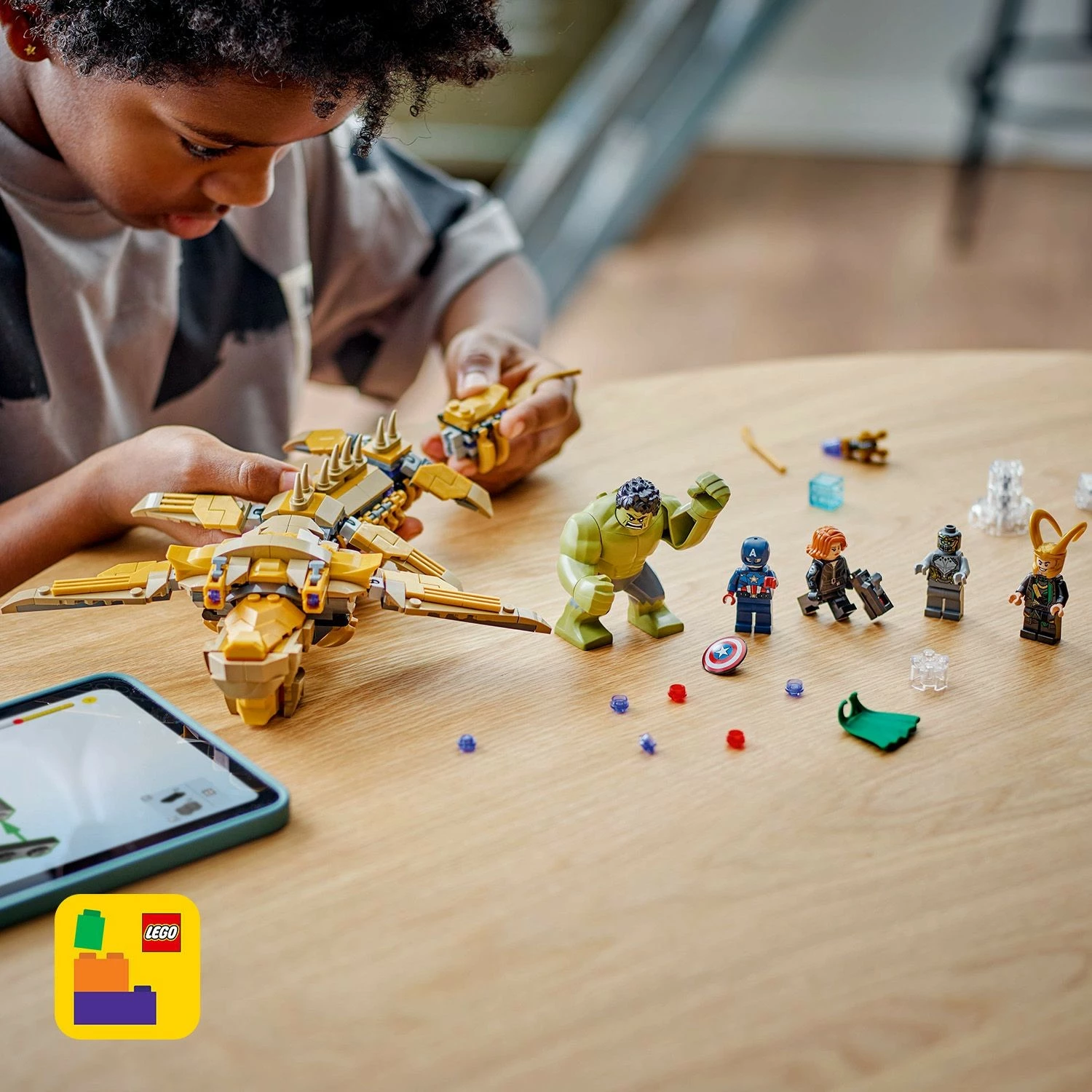 Set ndërtimi LEGO Marvel 76290 Avengers vs. Leviathan, 347 pjesë, multikolor