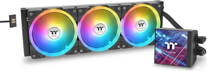 Kasë ftohëse me lëng Thermaltake MAGFloe 420 Ultra, 3x140mm, RGB, e zezë