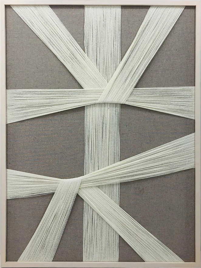 Pikturë dekorative Made of Art, dru, fije të bardha, 60x80x3cm