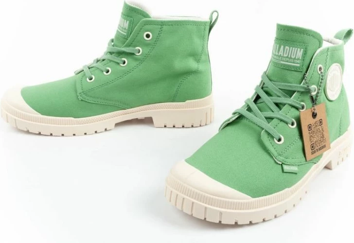 Këpucë për meshkuj Palladium, të gjelbra