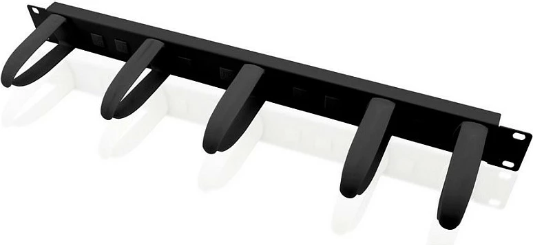 Panel menaxhimi kabllosh VALUE 19" 1U, 5 unaza, i zi