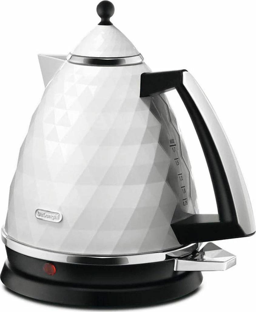 Çajnik elektrik DeLonghi Brillante KBJ2001.W 1.7L 2000W, i bardhë