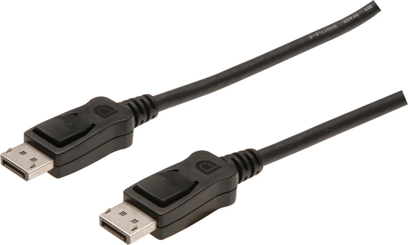 Kabllo DisplayPort Digitus AK-340100-010-S, 1m, e zezë