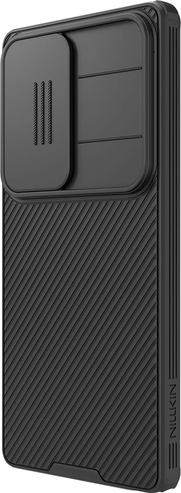 Mbështjellës NILLKIN CamShield për Samsung Galaxy S25 Ultra 5G, mbrojtje kamere, i hollë, i zi