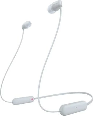 Kufje Sony WI-C100 Bluetooth, in-ear, 25 orë bateri, IPX4, me mikrofon, të bardha