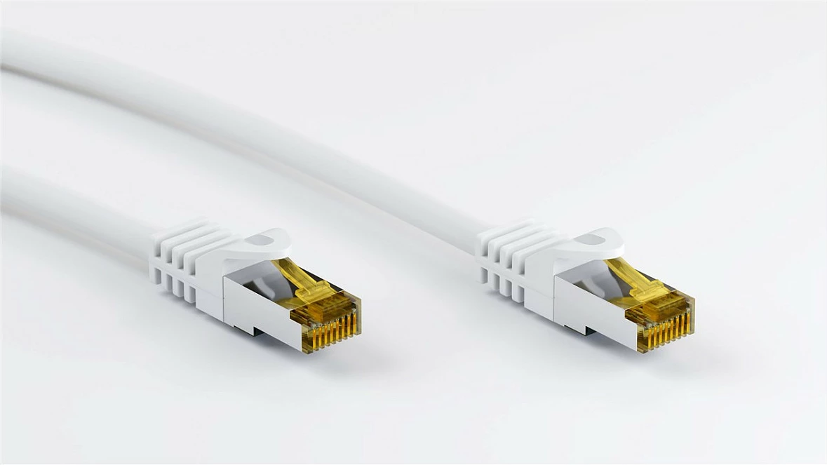 Kabllo rrjeti Goobay RJ-45 Cat 7 SFTP, 3 m, 500 MHz, e bardhë