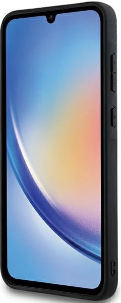 Mbështjellës Karl Lagerfeld Fixed Glitter Ikonik për Samsung Galaxy A35, argjendtë