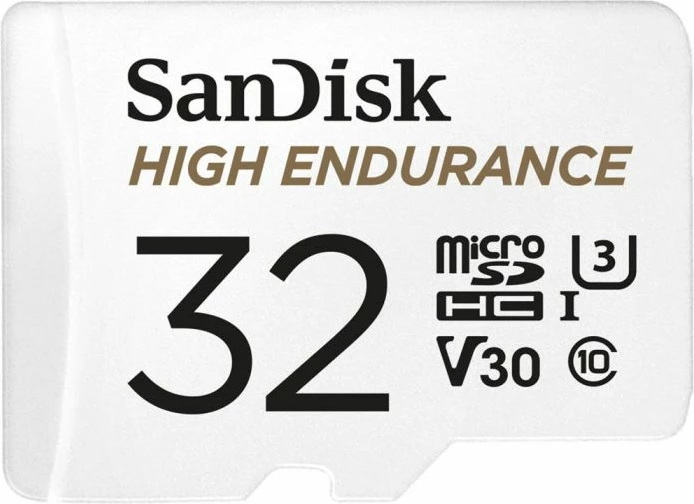 kartelë memorje microSD SanDisk High Endurance SDSQQNR-032G-GN6IA 32GB Class 10 U3 V30 me adapter SD
