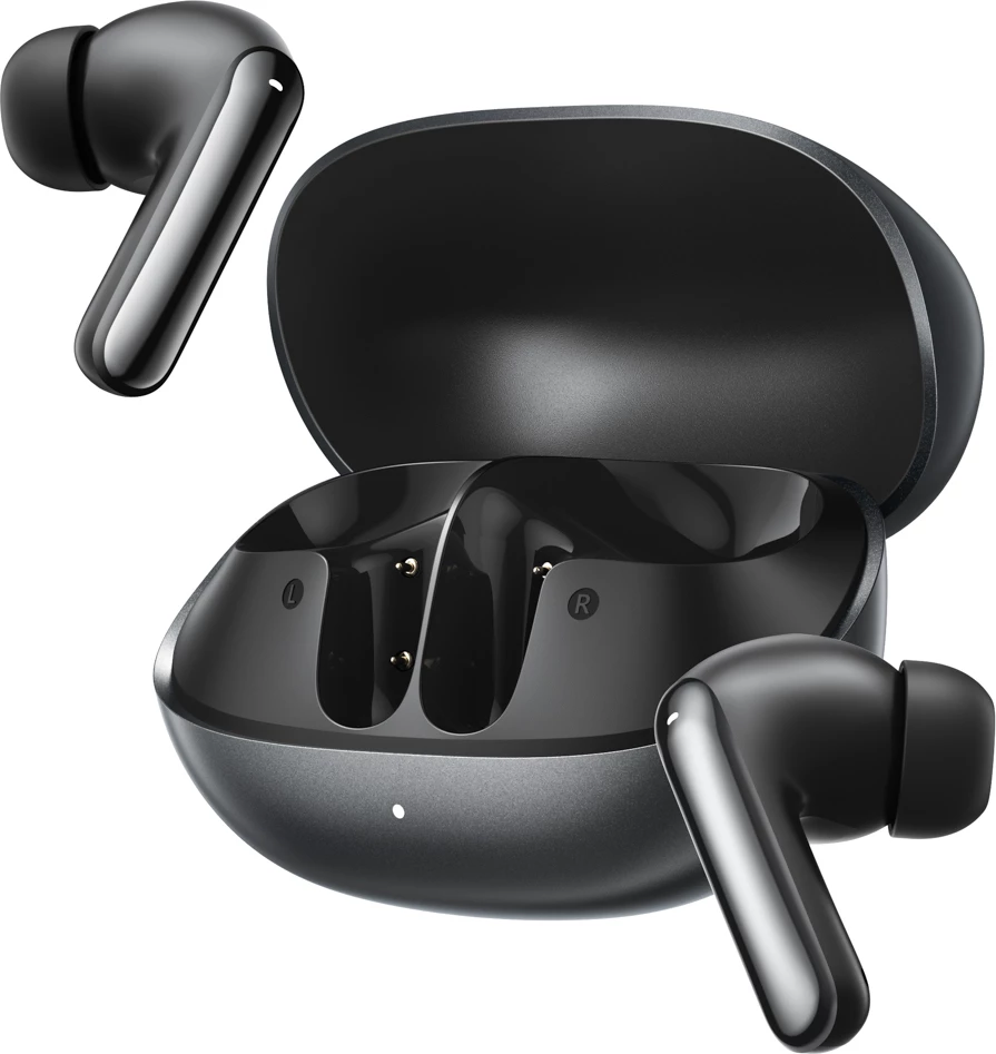 Kufje TWS QCY MeloBuds N20, ANC hibrid 50 dB, Bluetooth 6.0, deri 40 orë, IPX4, e zezë, me kuti karikimi