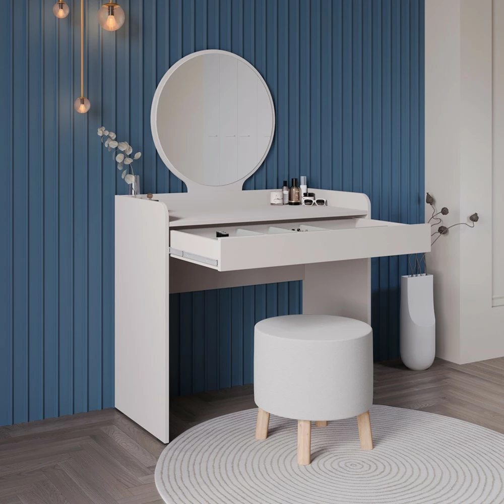 Tavolinë grimi Hanah Home, Tmu-701-Vv-1, ngjyrë mink