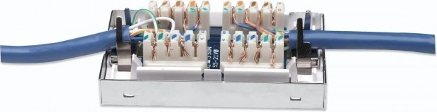 Zgjatës i kabllove Intellinet 512114, Cat5e FTP, i zi/argjend