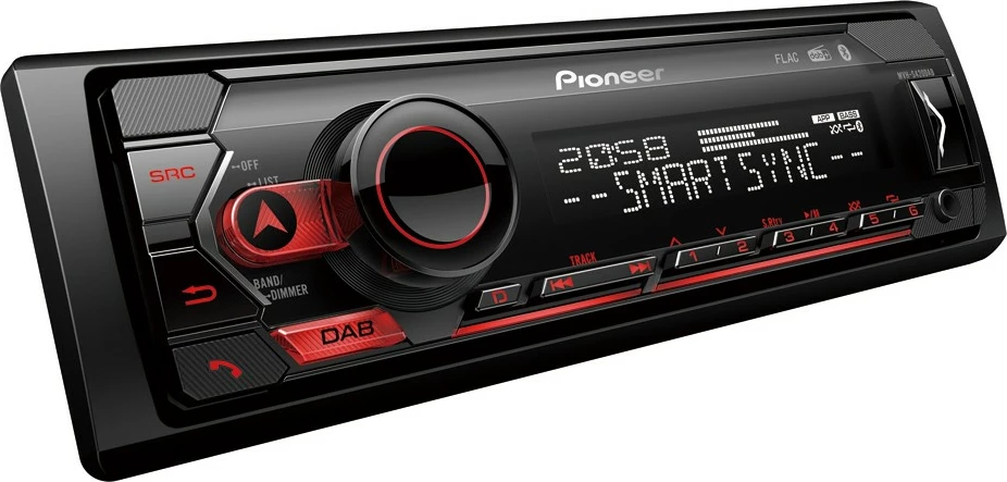 Radio veture Pioneer MVH-S420DAB, DAB, USB, Bluetooth, e zezë