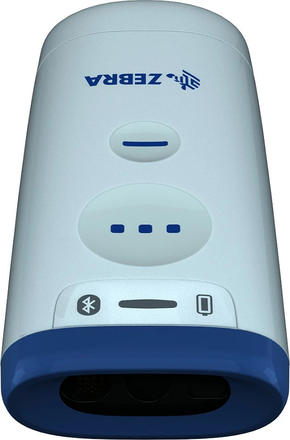 Skaner barkodi Zebra CS60-HC, portativ 1D/2D, LED, i bardhë/kaltër