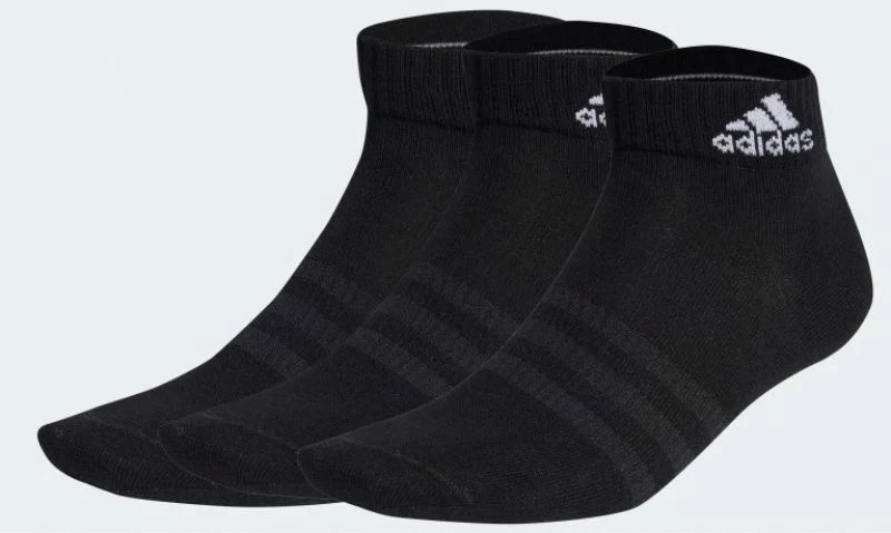 Çorape adidas për stërvitje, unisex, të zeza