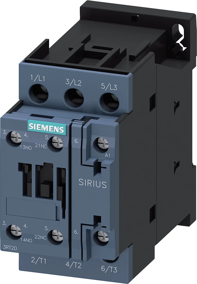Kontaktor Siemens 3RT2023-1KB40 – 9A, 4kW, 3 pol, 24V DC, 1NO+1NC
