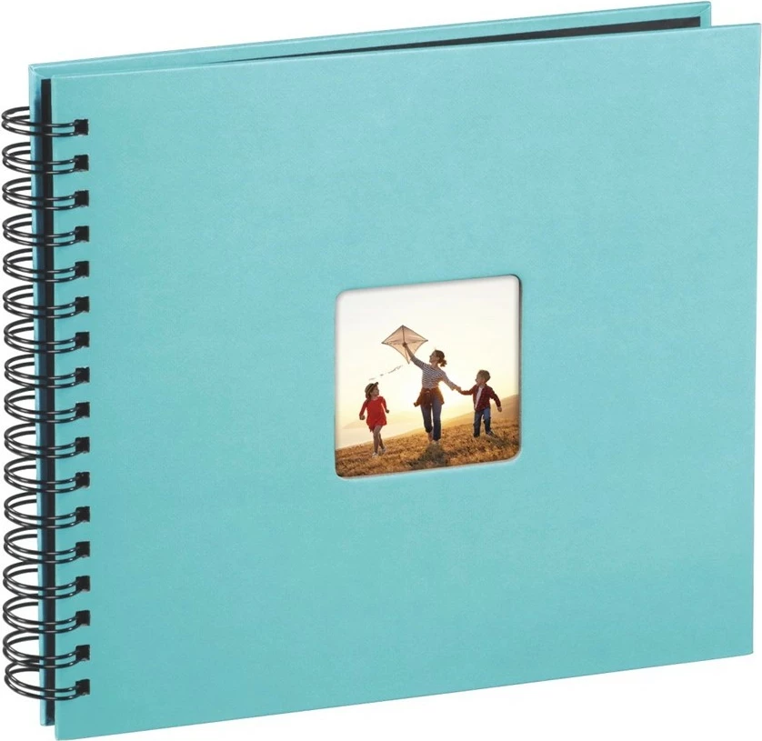Album foto Hama Fine Art Spiral 36x32cm, 50 faqe, ngjyrë turkeze