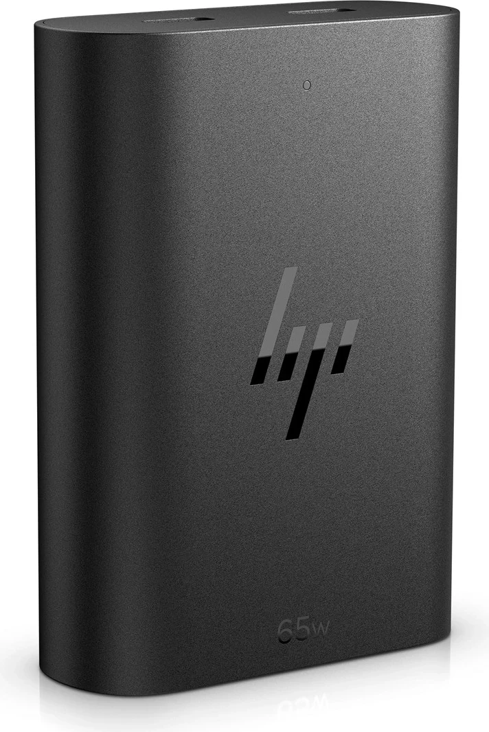 Karikues për laptop HP GaN, USB-C, 65W, i zi