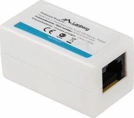 Adapter lidhës rrjeti Lanberg AD-RJ45-RJ45-OU6, RJ45 x2, Cat.6, i bardhë