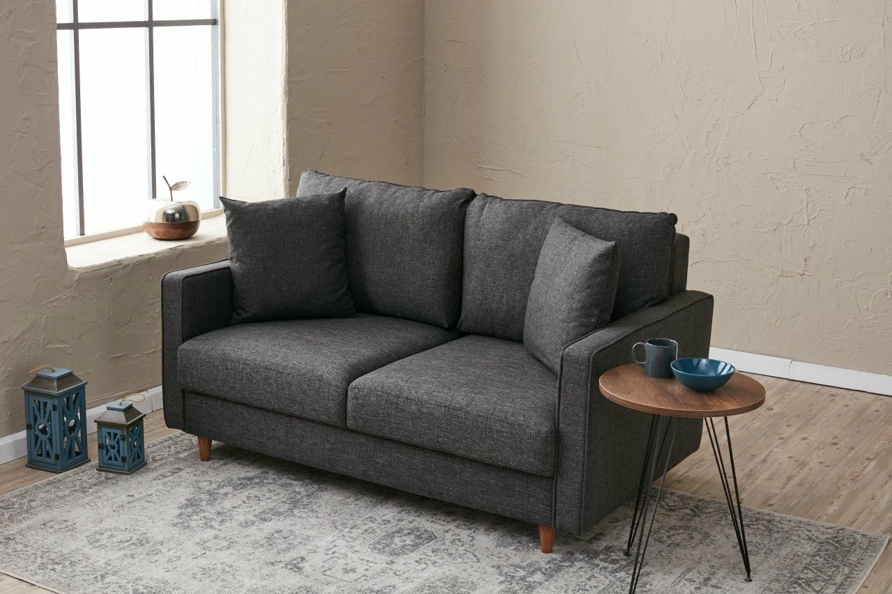 Divan dy ulëshe Atelier del Sofa, Eva, ngjyrë antracit
