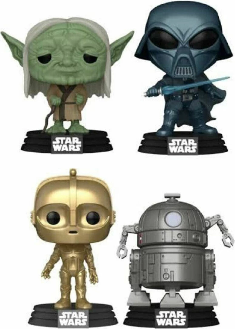 Set figurina koleksionuese vinyl, Funko POP! Star Wars Concept Series, paketim 4 copë