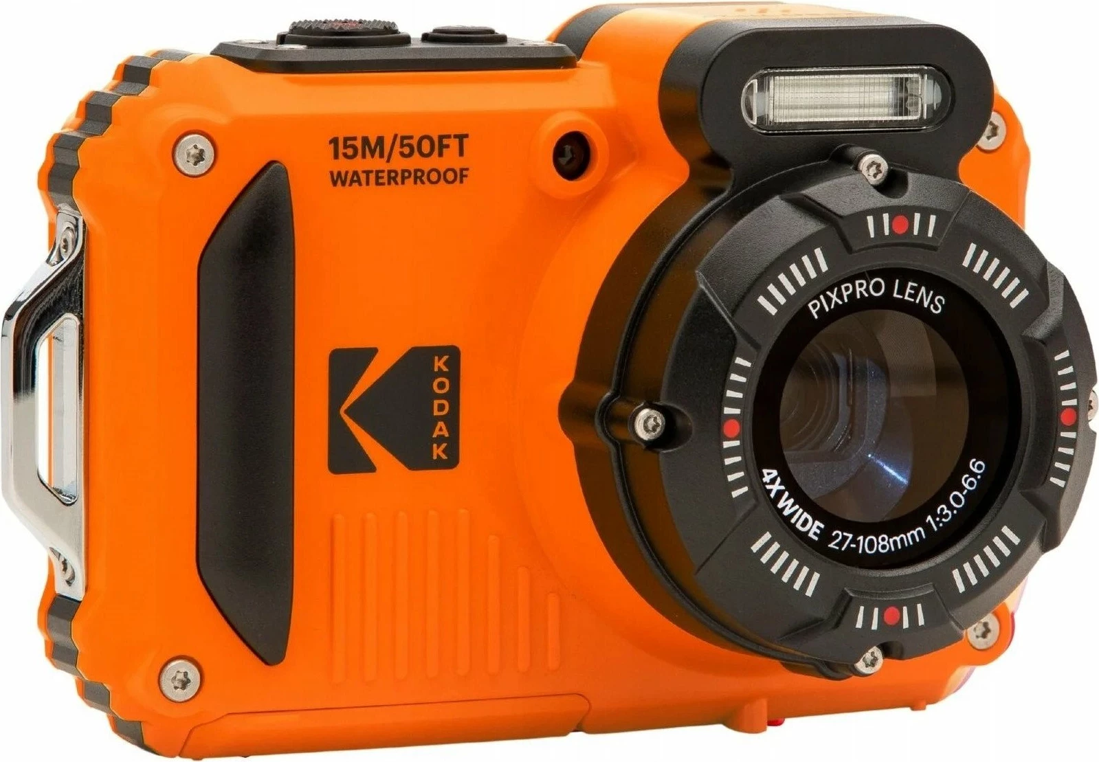 Kamerë digjitale Kodak WPZ2, 16MP, Full HD, 4x zoom optik, portokalli