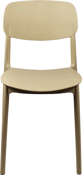 Karrige stackable Berdian, polipropilen, ngjyrë kapuçino, 38x49x79cm