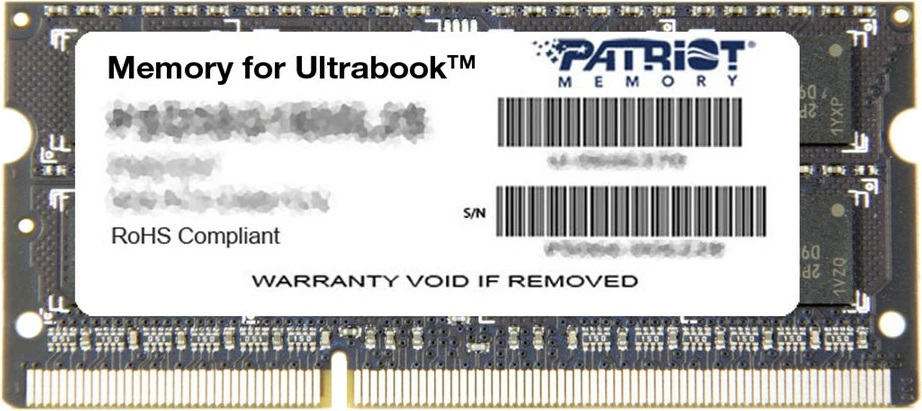 Ram memorie Patriot Memory 8GB, DDR3, PC3-12800