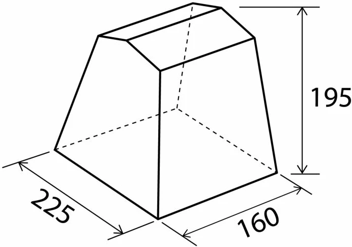 Tendë magazinimi BRUNNER Storage Plus 0426044N.C06, 225x160x175/195 cm, gri