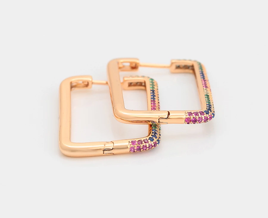 Vathë elegant Xuping të praruar në ari 18 karatësh VEXSH, shumëngjyrësh