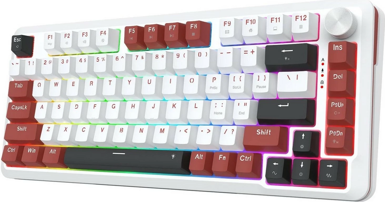 Tastierë Redragon K721WRB-RGB Stormhunter, RGB, e bardhë