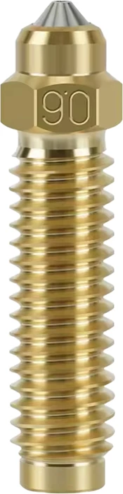 Set nozash për 3D printer, Elegoo Centauri Carbon 50.204.0141, 0.6 mm, M6, për filament 1.75 mm, 5 copë, ngjyrë bronzi