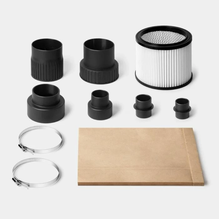 Kolektor pluhuri VonHaus 3500179,2 55 L 1200 W me filtër HEPA, zi, set adaptorësh 5 copë