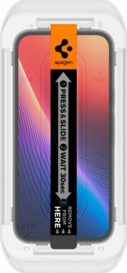 Mbrojtës ekrani Spigen Glas.TR EZ Fit për Google Pixel 9A, 2 copë, Transparent