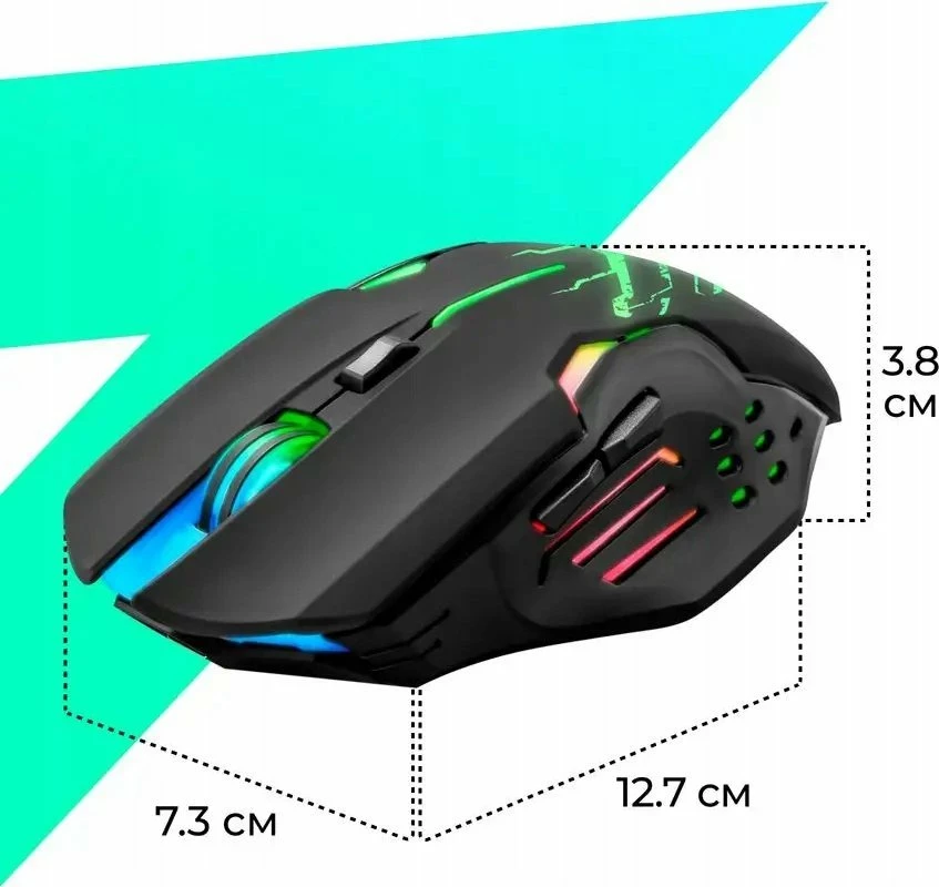 Maus Defender Katana GM-511 RGB 3200 DPI wireless, i zi
