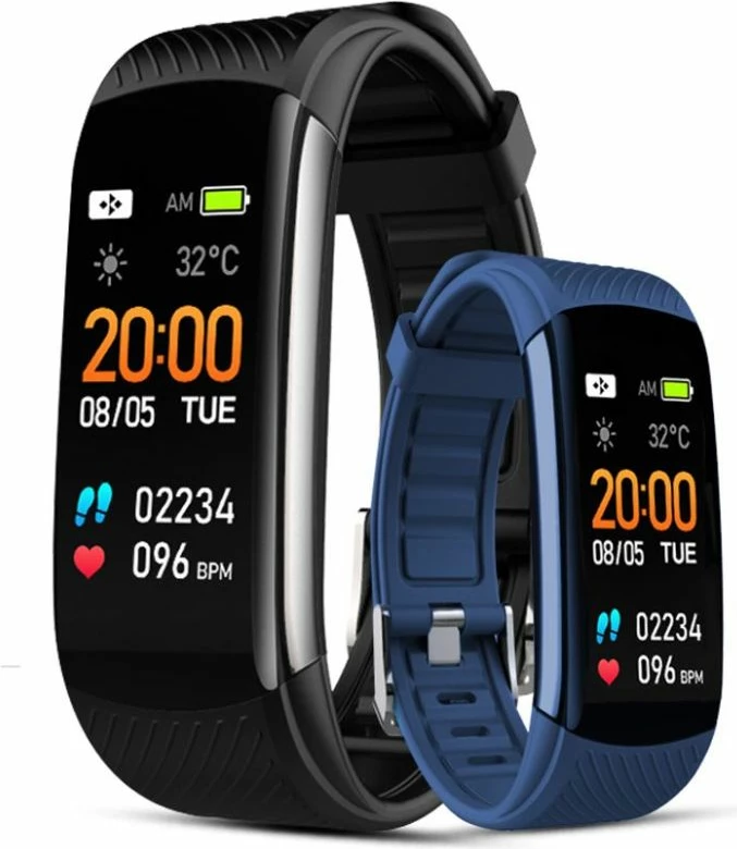 Smartwatch Giewont, zi e kaltër e errët