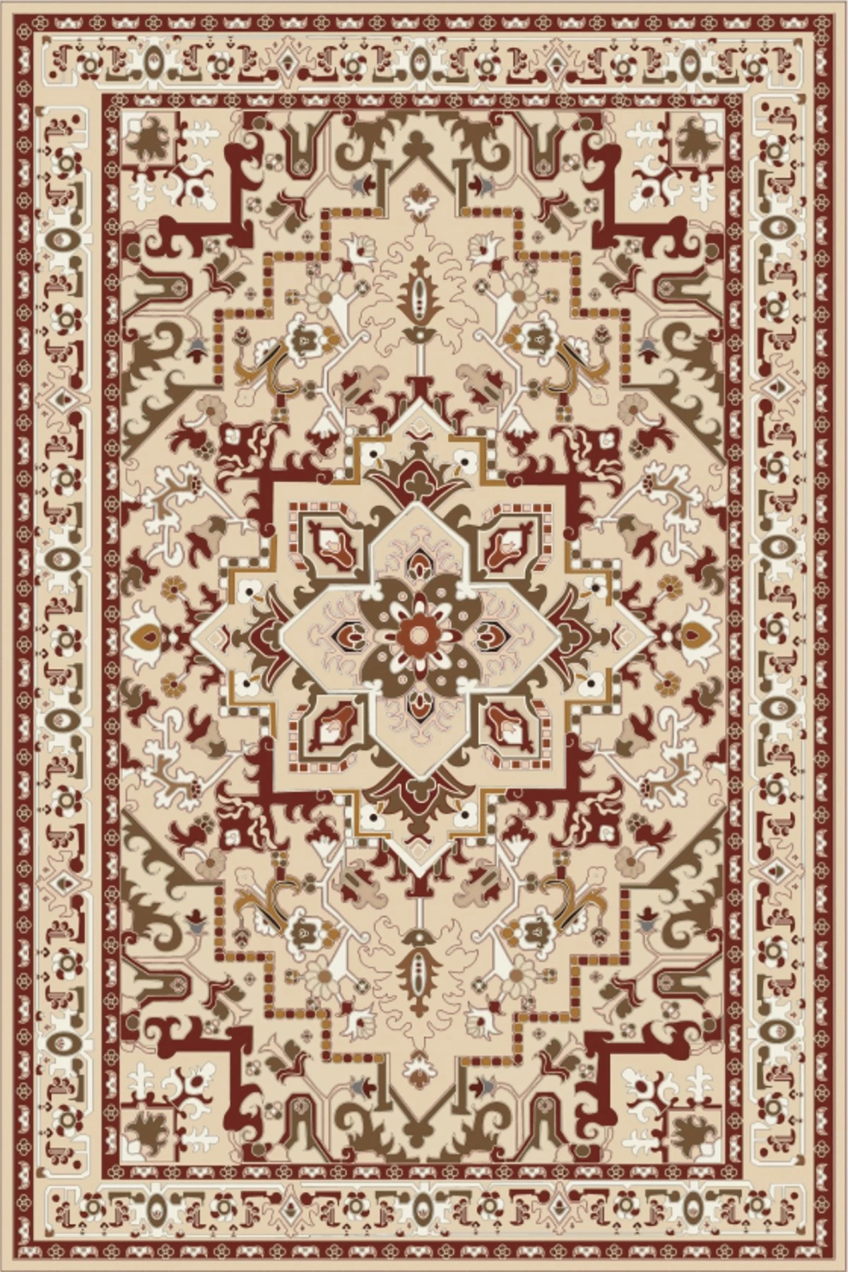 Qilim për korridor, shumëngjyrësh, Conceptum Hypnose, CT-1095, 80x150cm