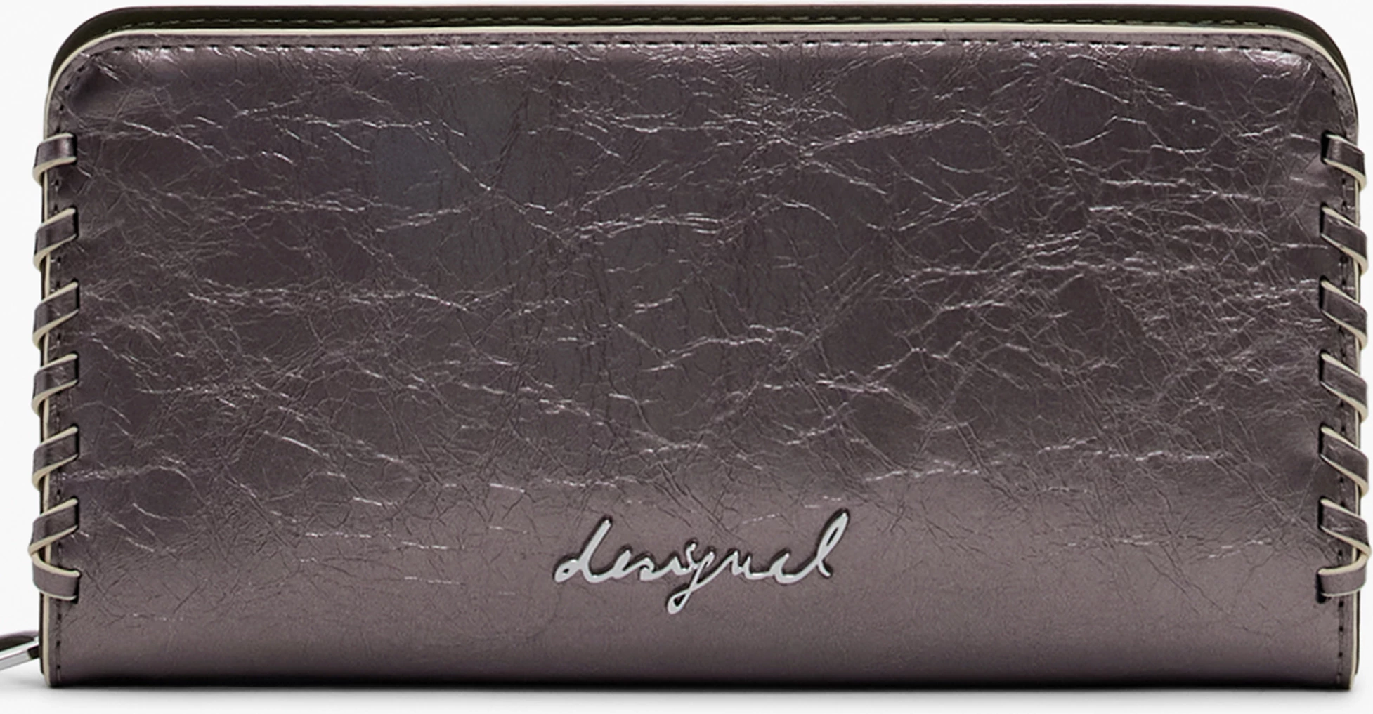 Portofol DESIGUAL FIONA Tiny Zip Capsule femra, bronz