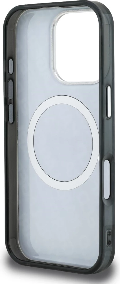 Mbështjellës MagSafe Karl Lagerfeld IML Choupette Head Logo për iPhone 16 Pro, TPU/PC, i zi, me kuti